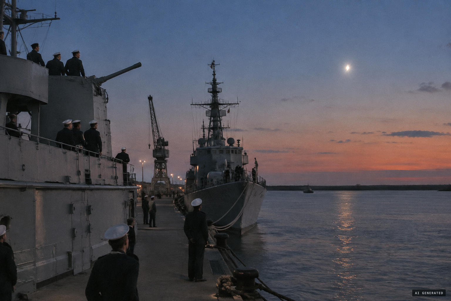 Sightings also came from Puerto Belgrano Naval Base