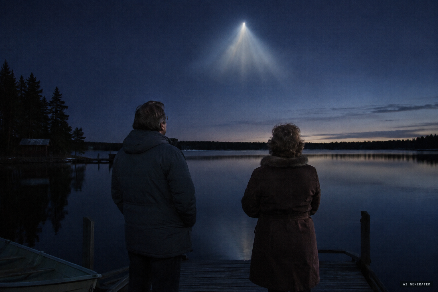 Witnesses in Finland and Sweden saw a similar display that morning