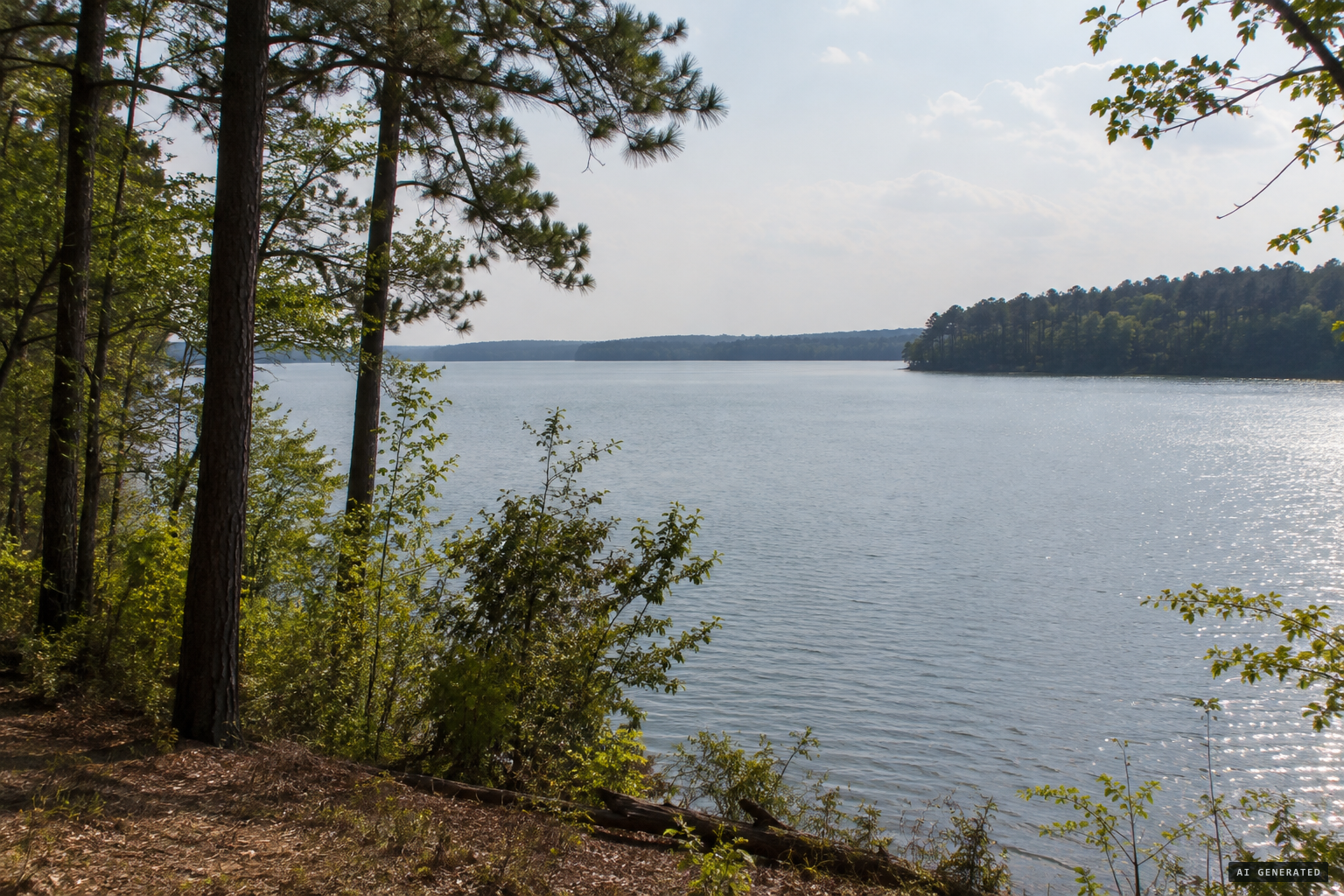 Big Creek Lake, the reservoir that supplies Mobile's drinking water