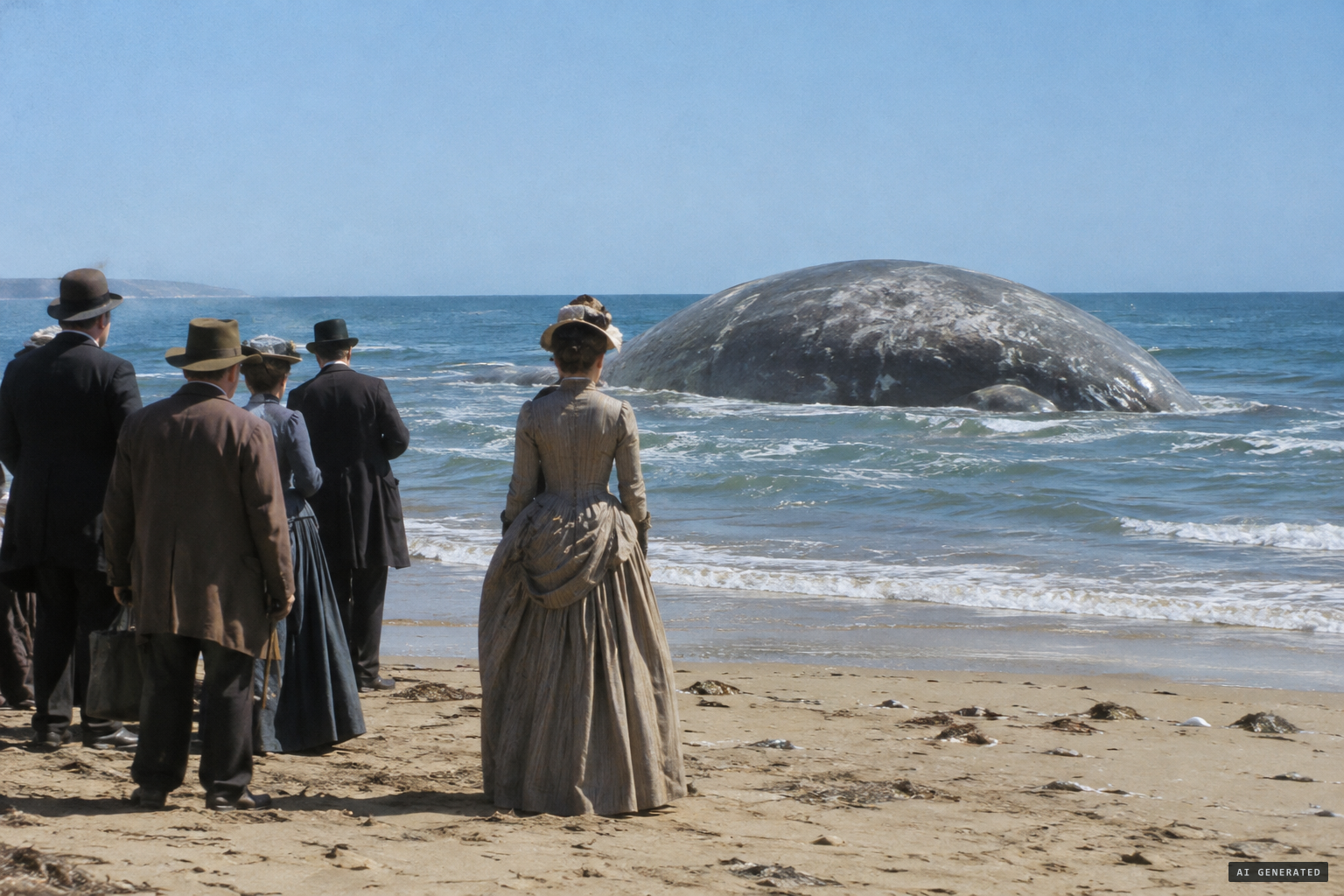 8 June 1890: the 'monster turtle fish' visits the beach