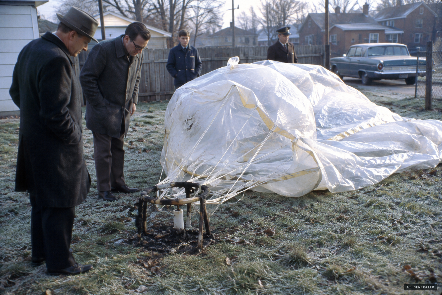 A candle balloon crash-lands in Rock Island