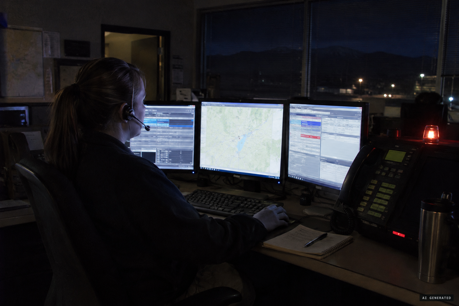 Dispatchers got no sighting calls, only the crash report