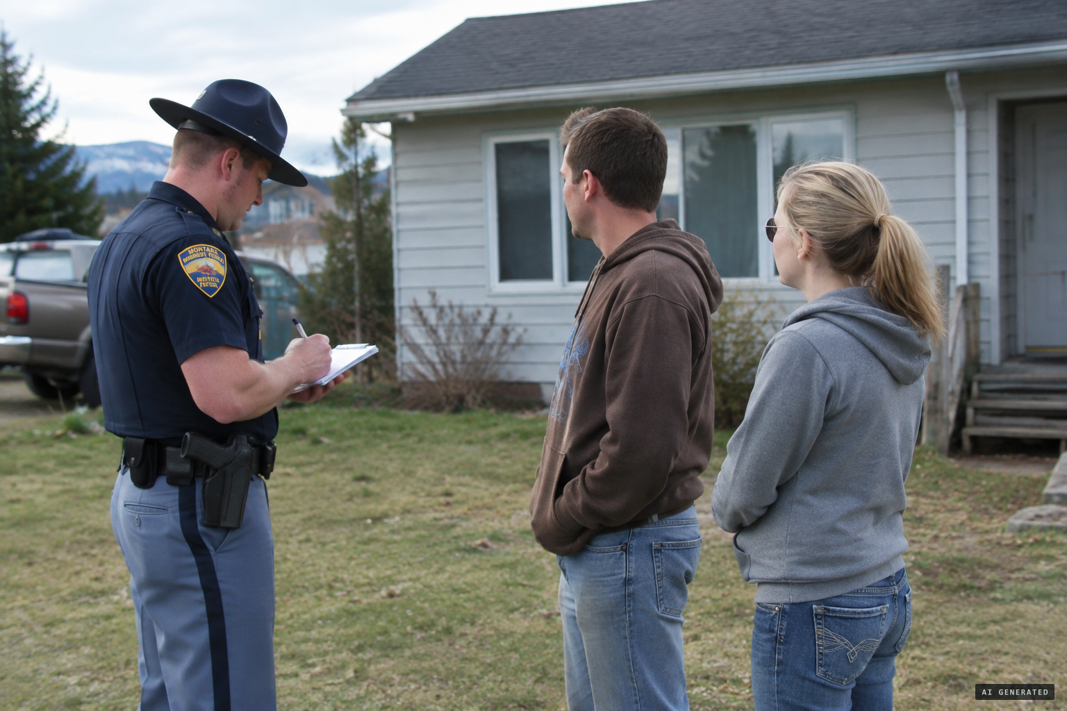Trooper Jim Schneider learns the motive from Tenley's friends