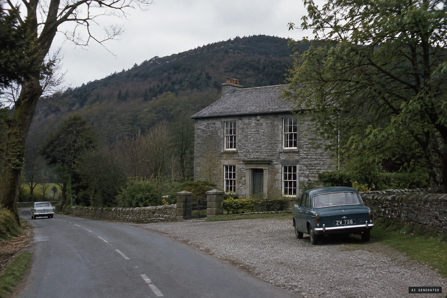 The Stewards House at the foot of Montpelier Hill