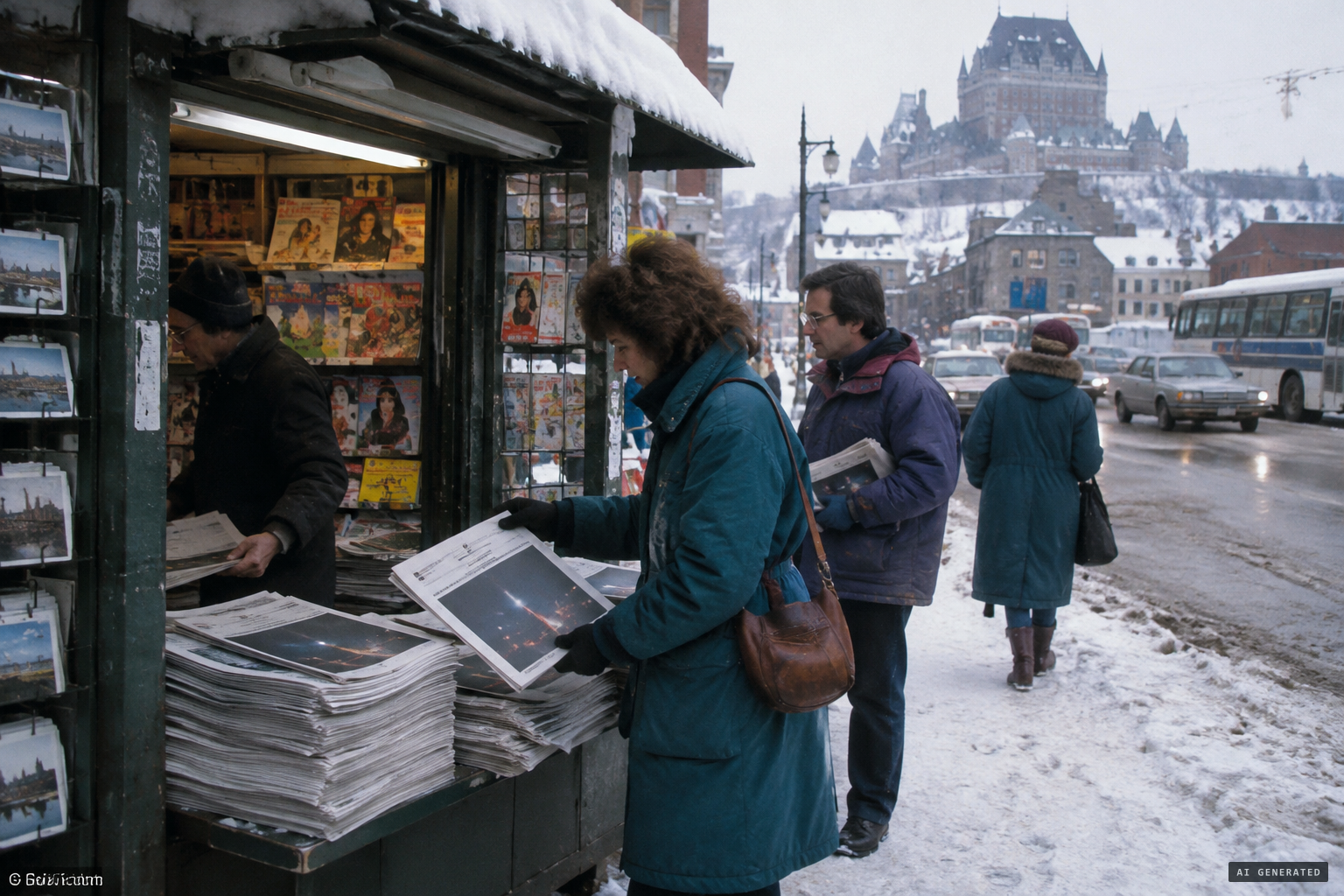 La Presse covers the sighting the next day