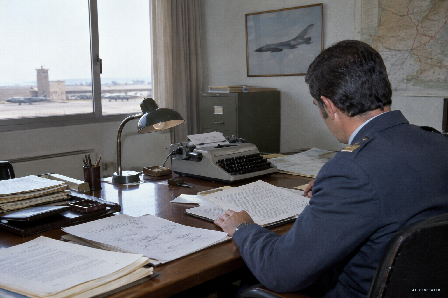 The Air Force investigator gathers about 44 statements for file 710223
