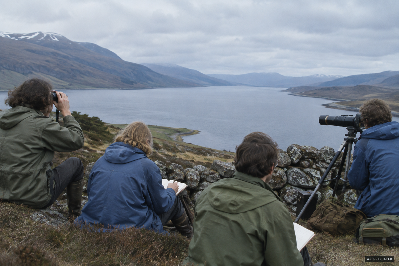 The Loch Morar Survey watches the loch for sightings