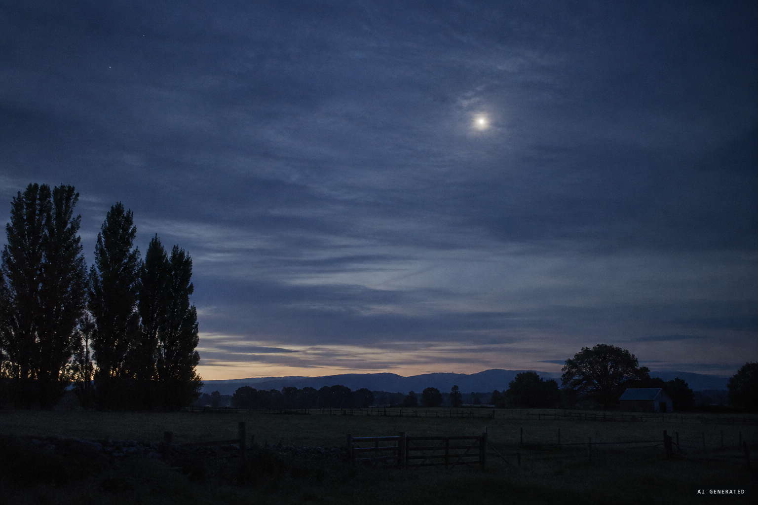The alternative offered: Venus shining through high ice-crystal cloud