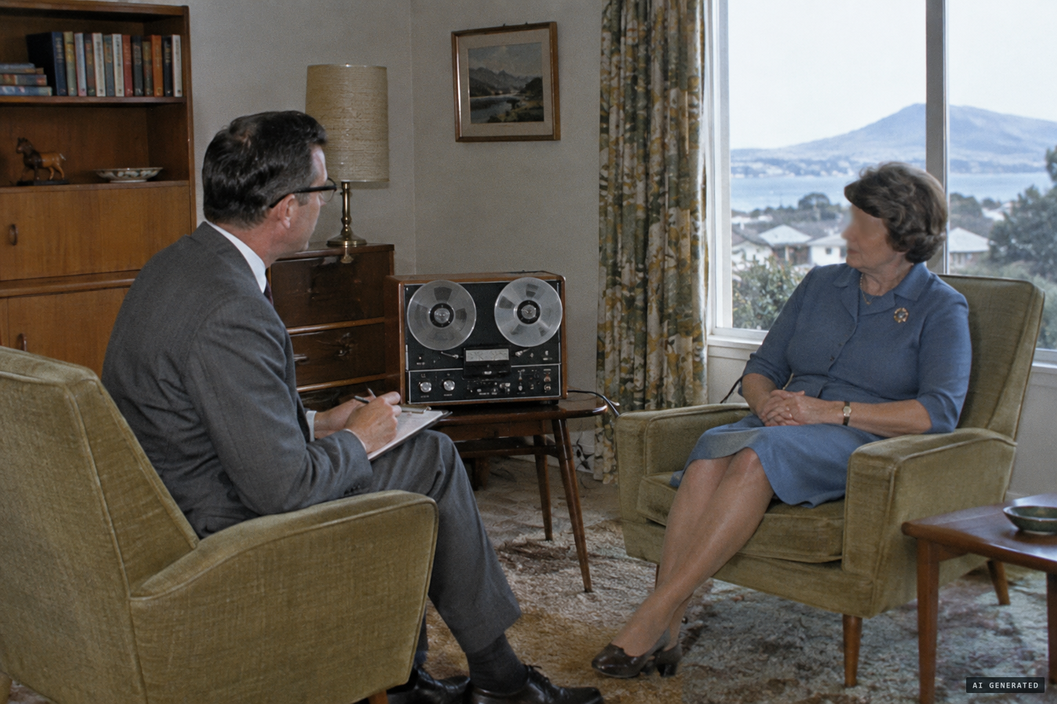 James E. McDonald interviews her in 1967