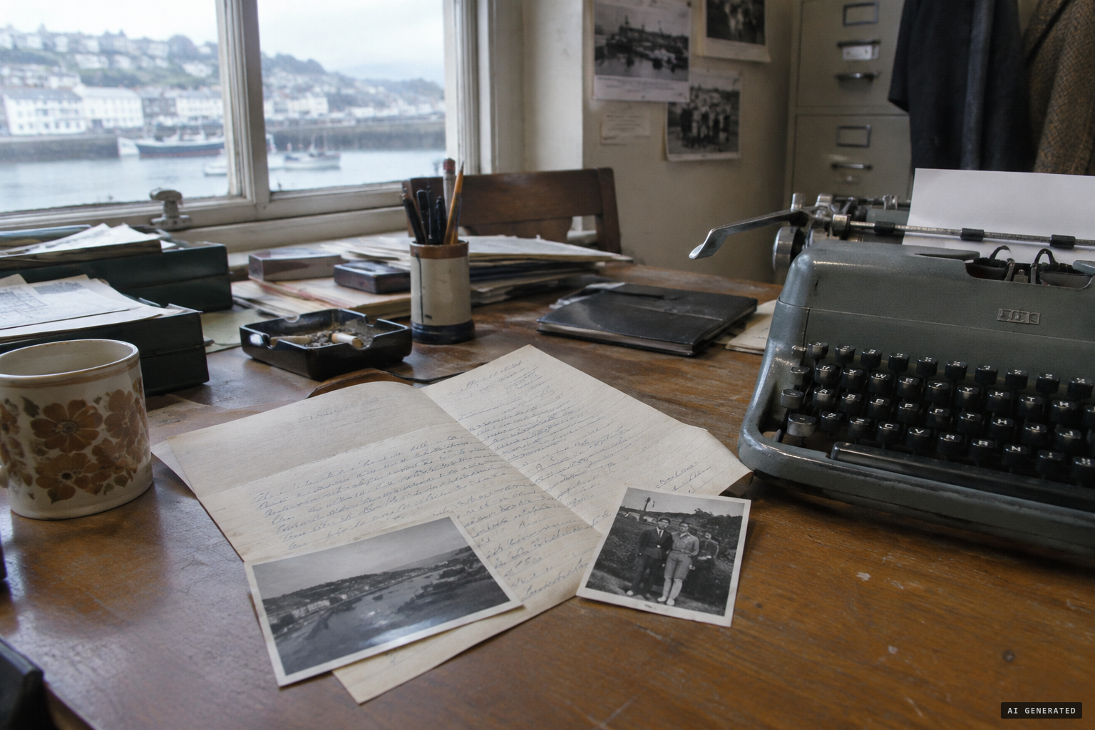 The Mary F letter and her two photographs reach the Falmouth Packet