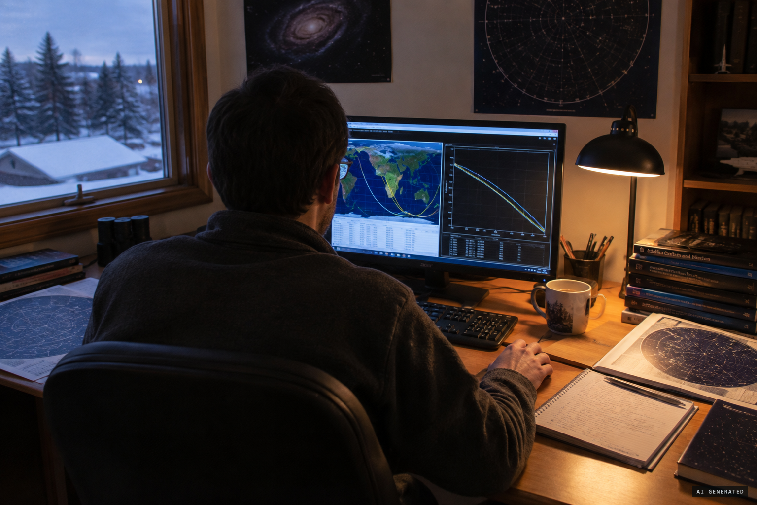 Amateur satellite tracker Ted Molczan matches the sightings to an orbiting object