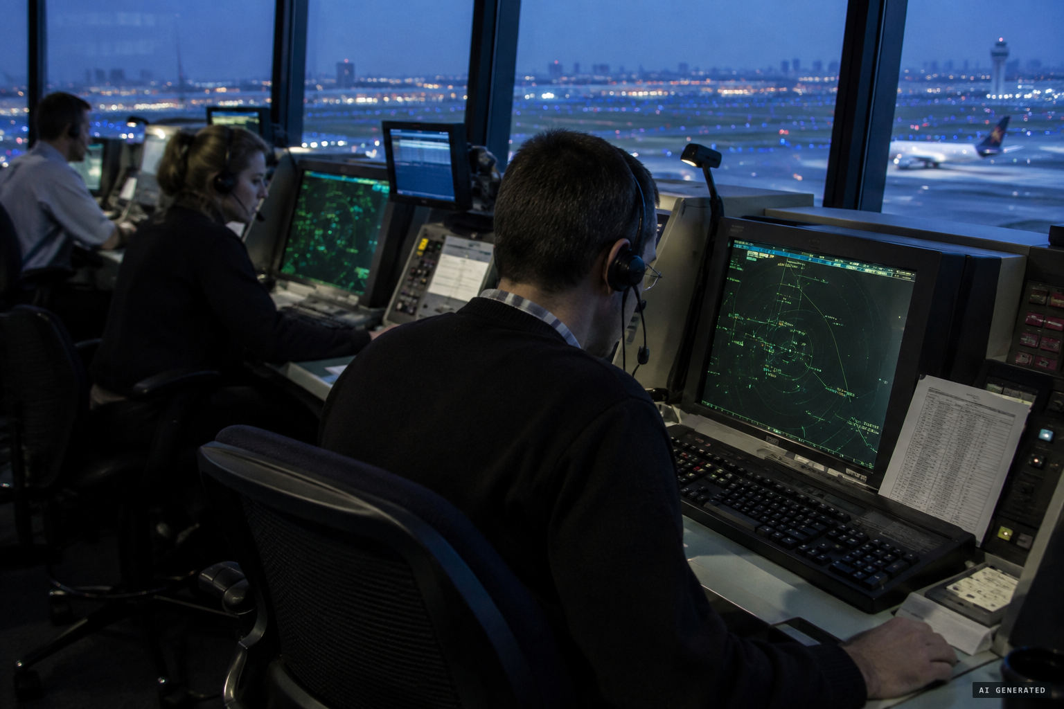 The FAA issues an advisory for aircraft approaching Newark