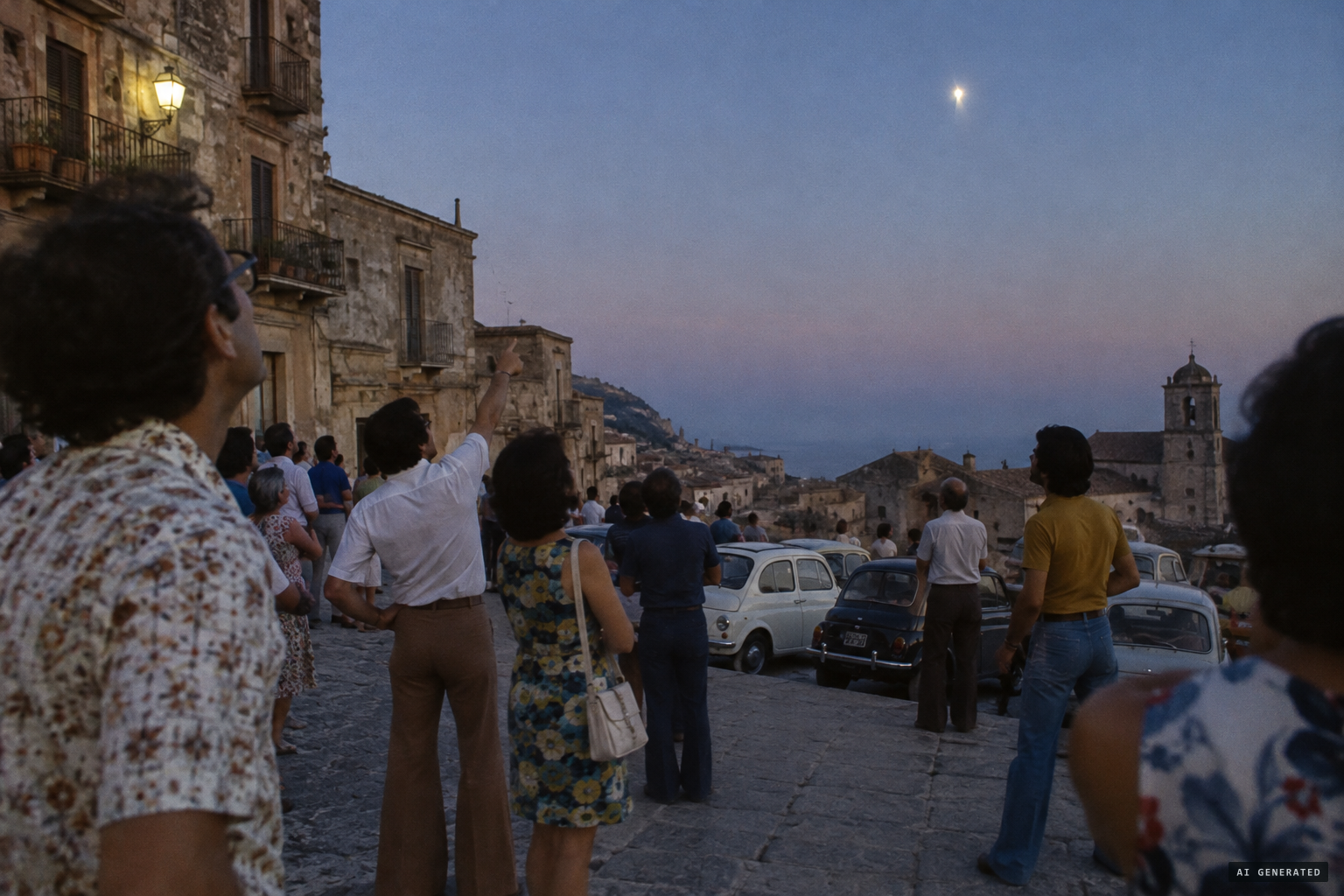 In 1978, Italians looked up at the sky in record numbers.