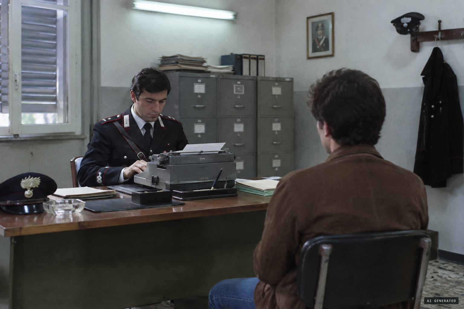 The Carabinieri interviewed the witnesses.