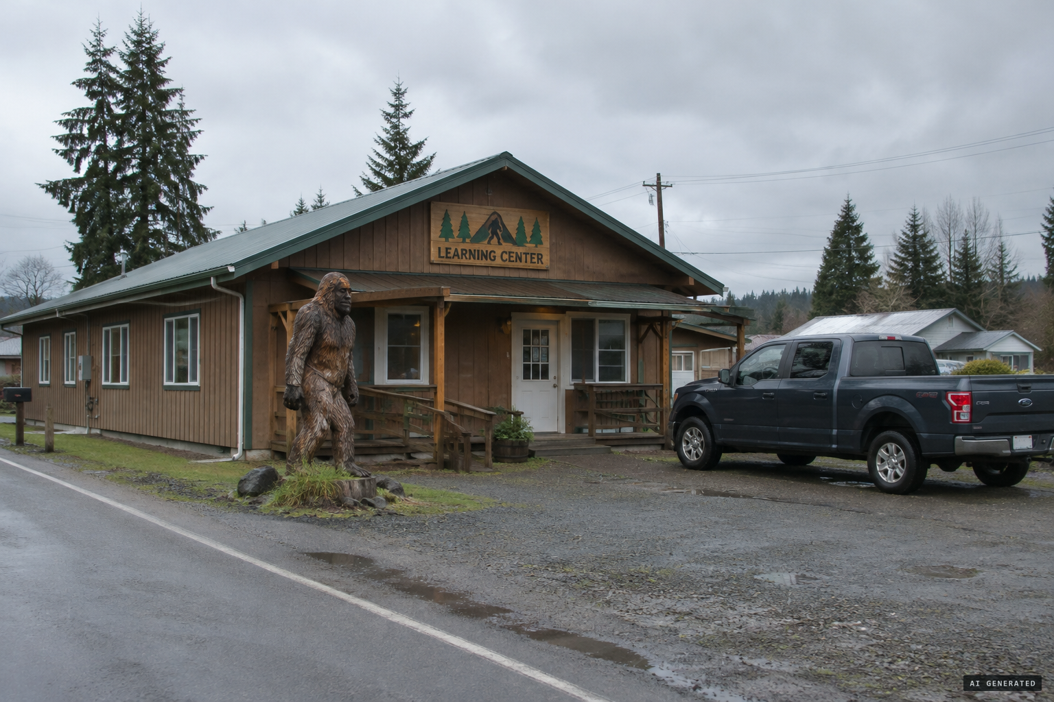 Townsend's Bigfoot learning center in Winlock