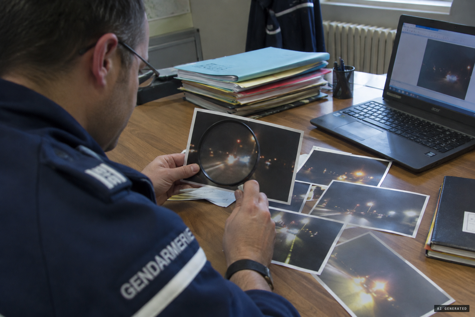 "A few photos, but they are not very precise"