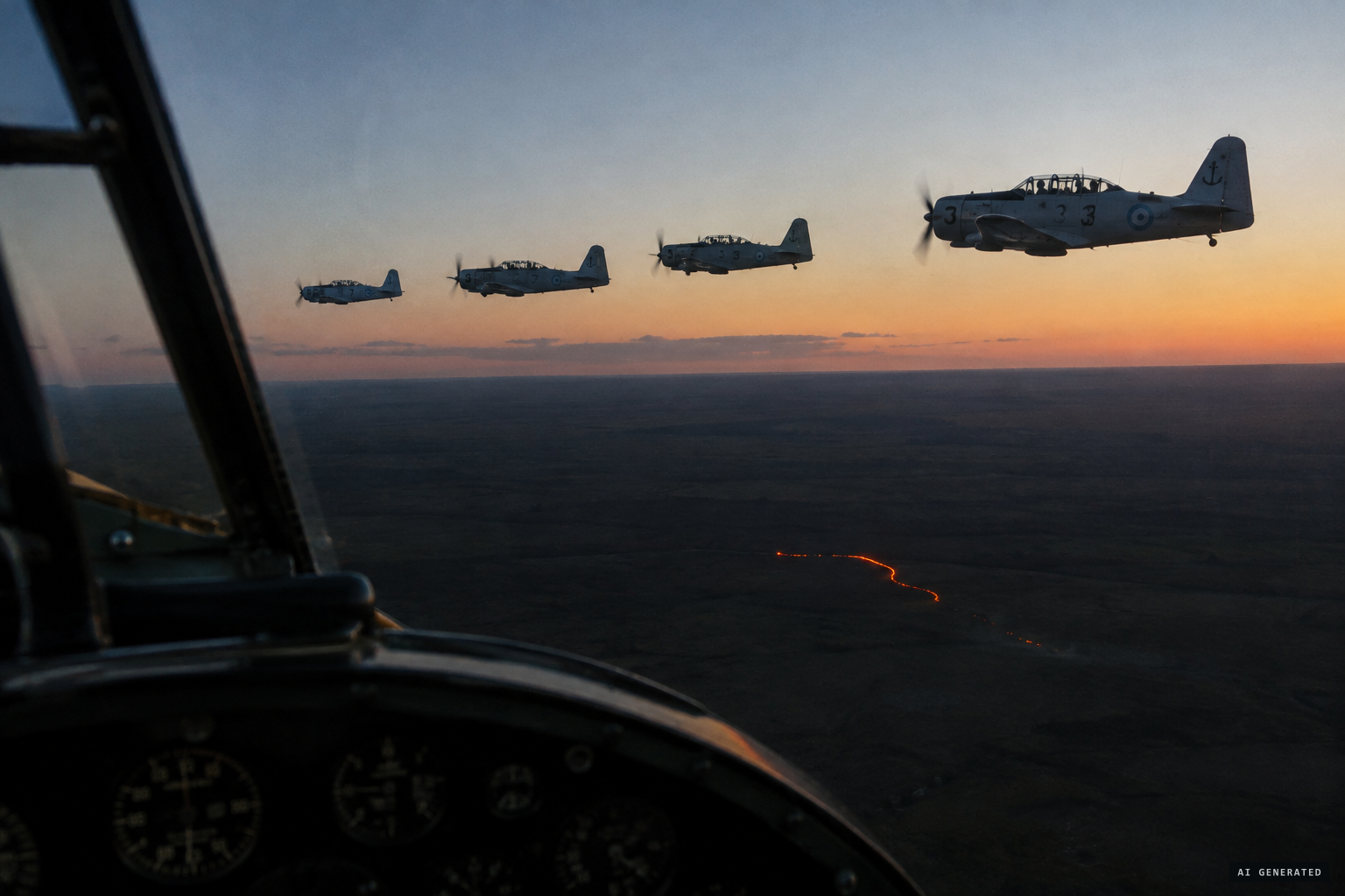 Student pilot Figueroa sees an orange object on an oscillating course below the horizon