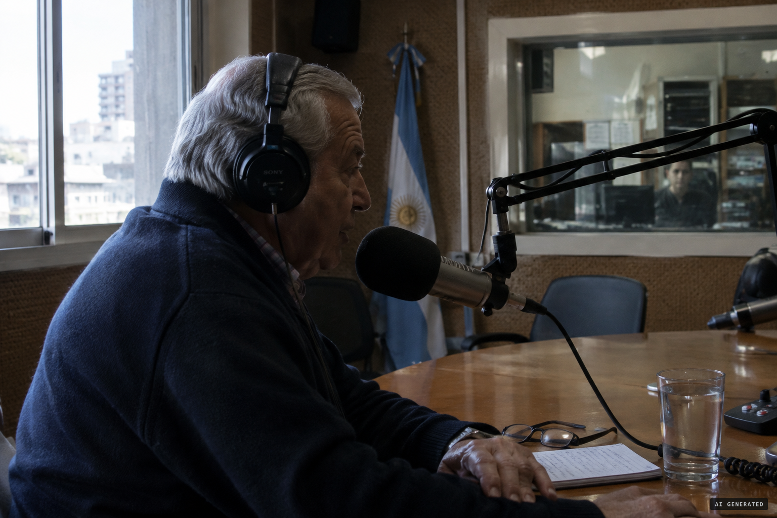 Horacio González recalls the story on the radio in 2019