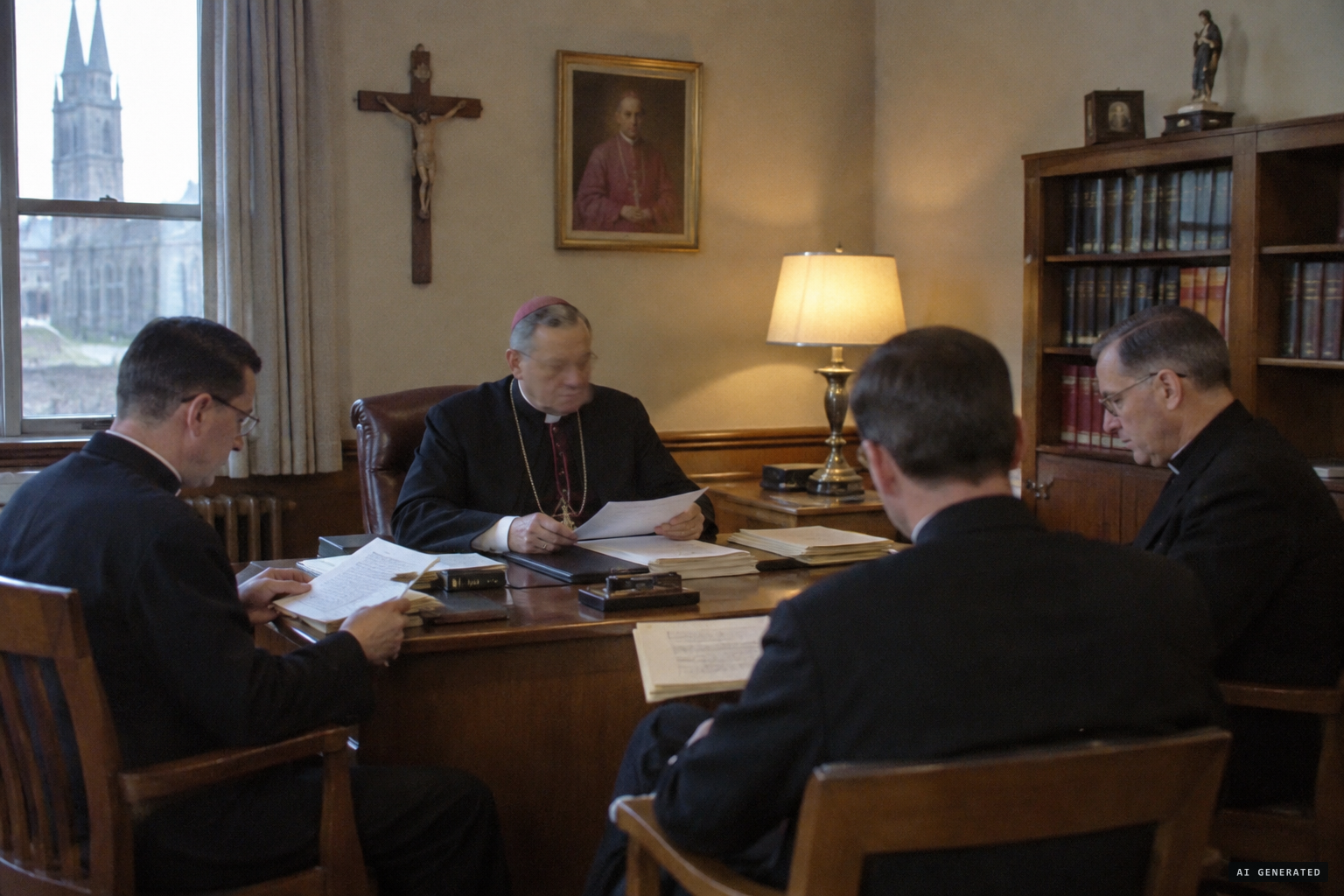 Bishop Treacy forms an investigating committee