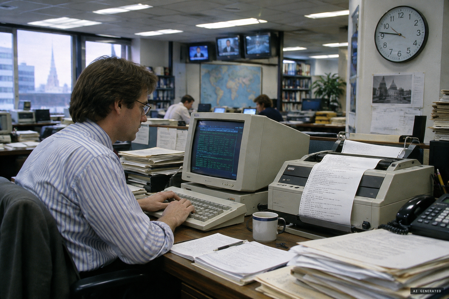 The ITAR-TASS story goes out on the World Service wire