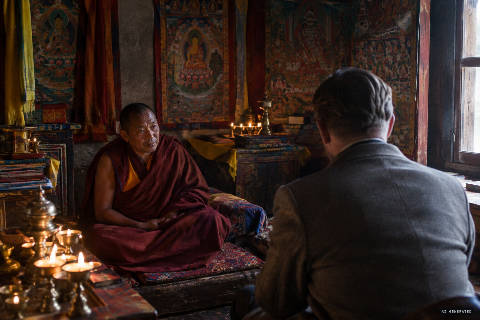 Roerich tells the story again, this time to a lama.