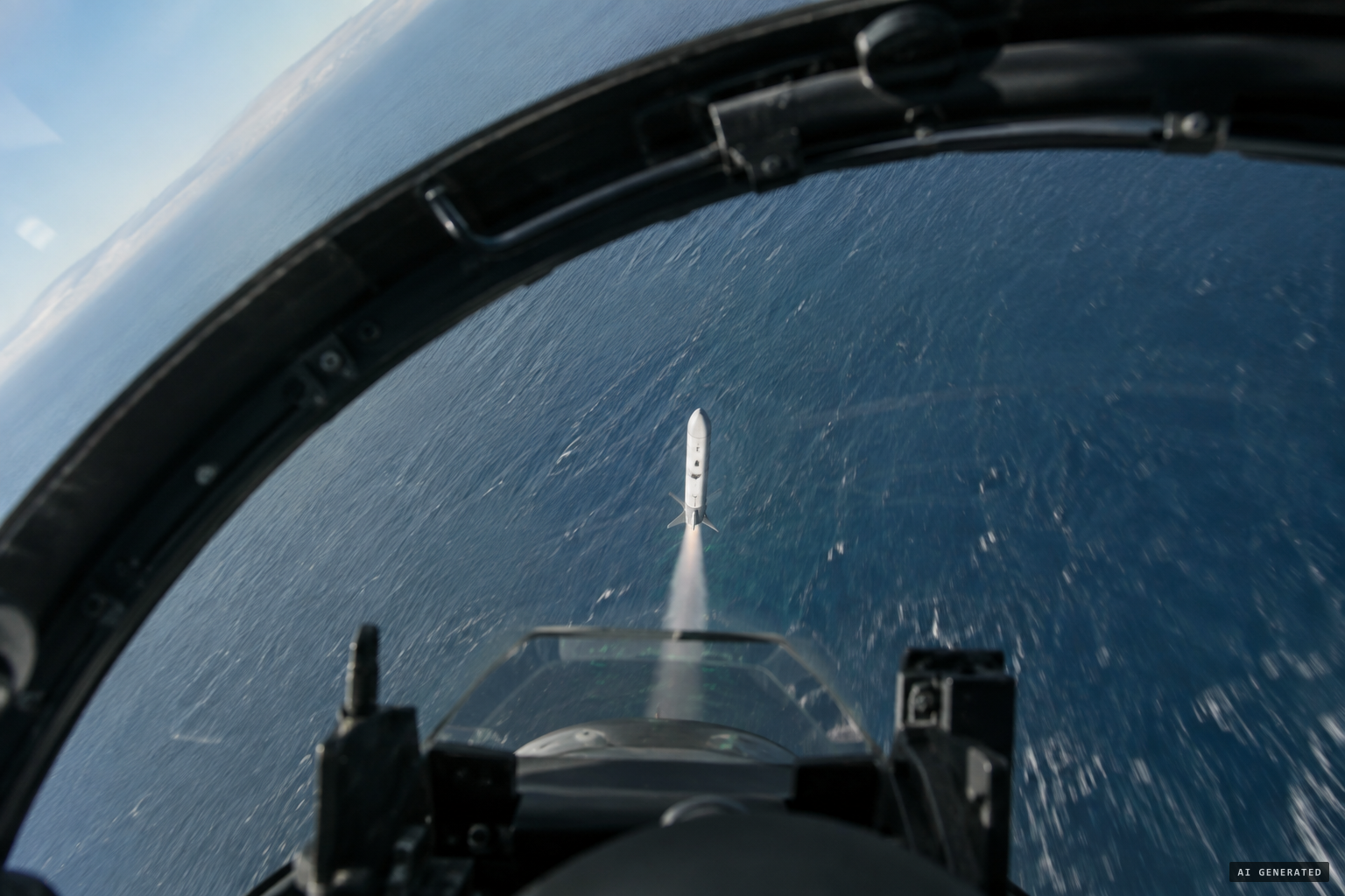 As Fravor spirals down, the object turns to align with his jet and climbs toward it