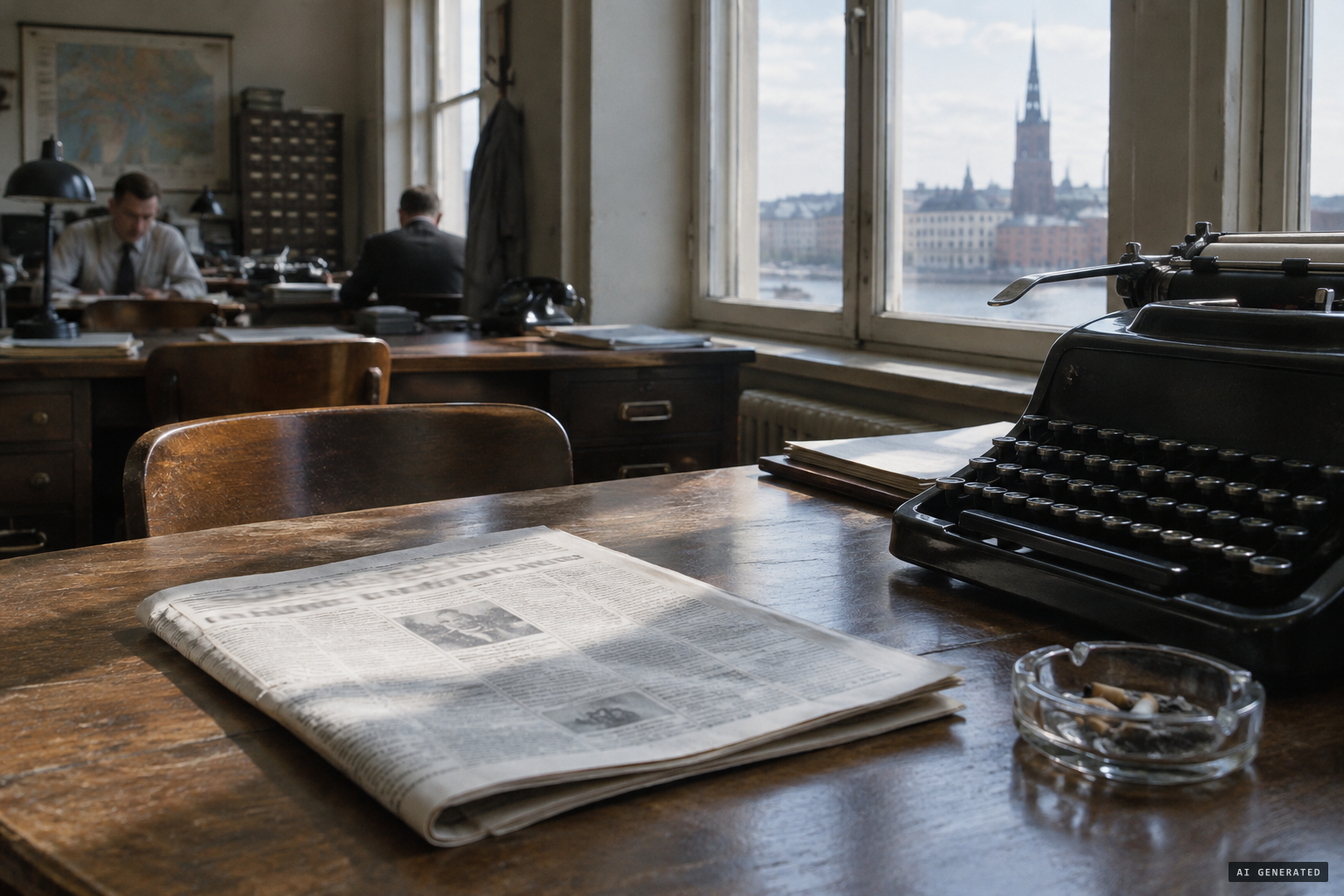 Spring 1954: reports of strange objects fill Scandinavian newspapers