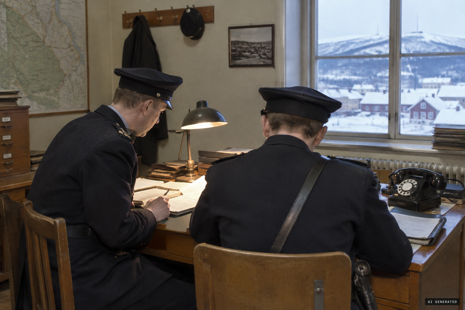The Gällivare police review the reports
