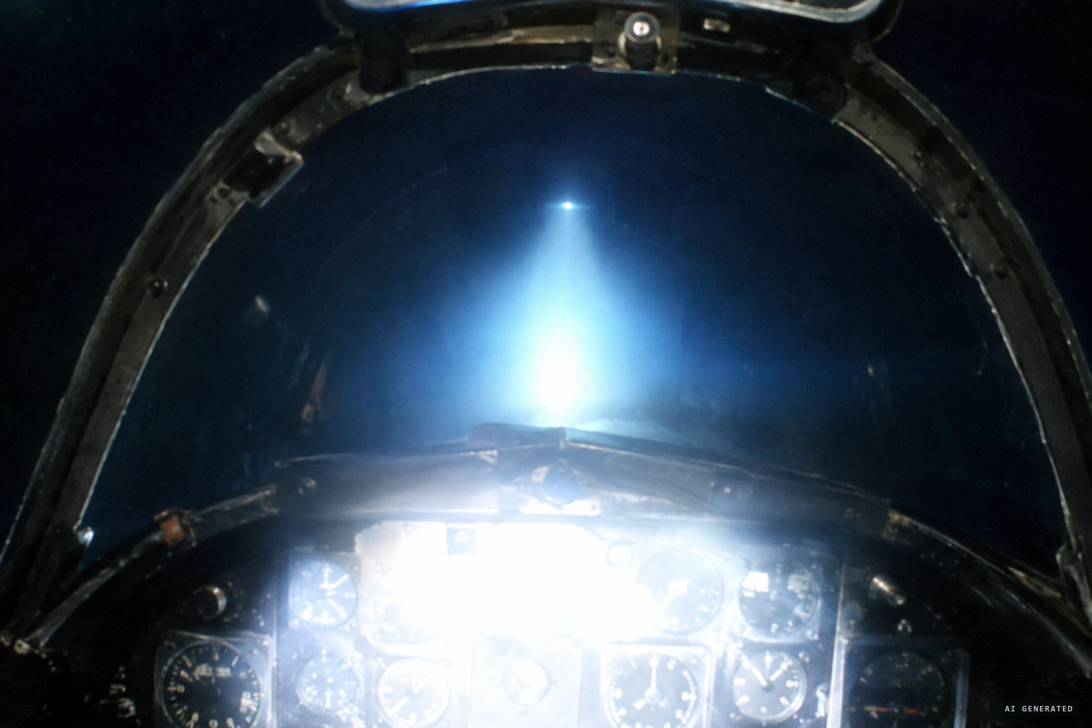 The claimed bluish conical shape from the circulated transcript