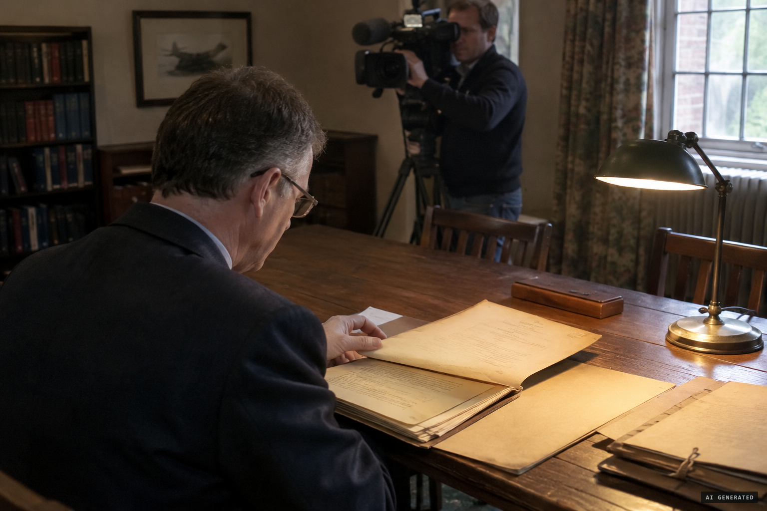 Michael Schaffner reads Board of Inquiry file DEFE 71/95