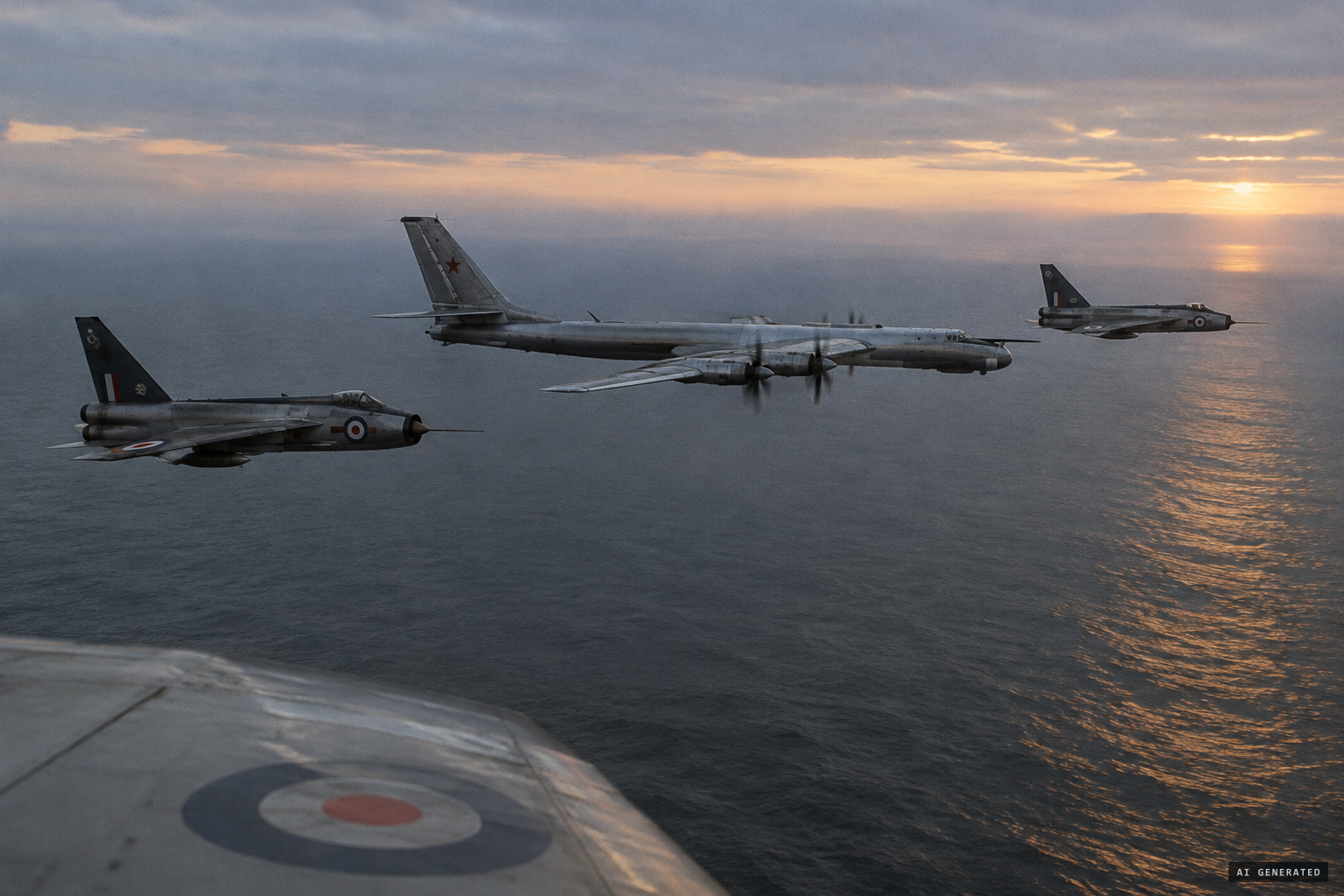 Routine scrambles against Soviet Bears, perhaps retold as UFO intercepts