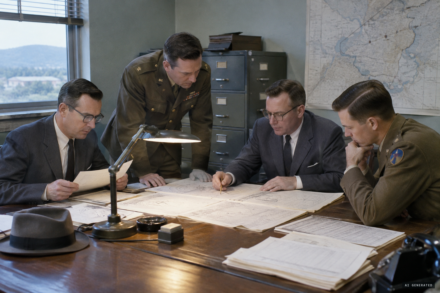 Army CIC and AEC investigators fail to evolve an adequate explanation