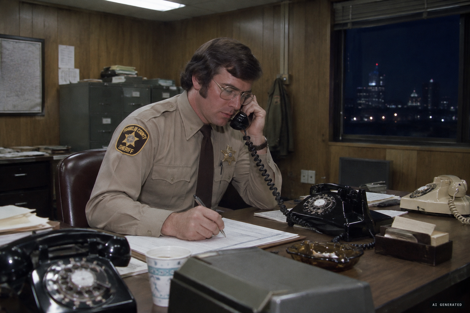 Deputies log dozens of reports of shiny objects in the October 1973 Ohio wave