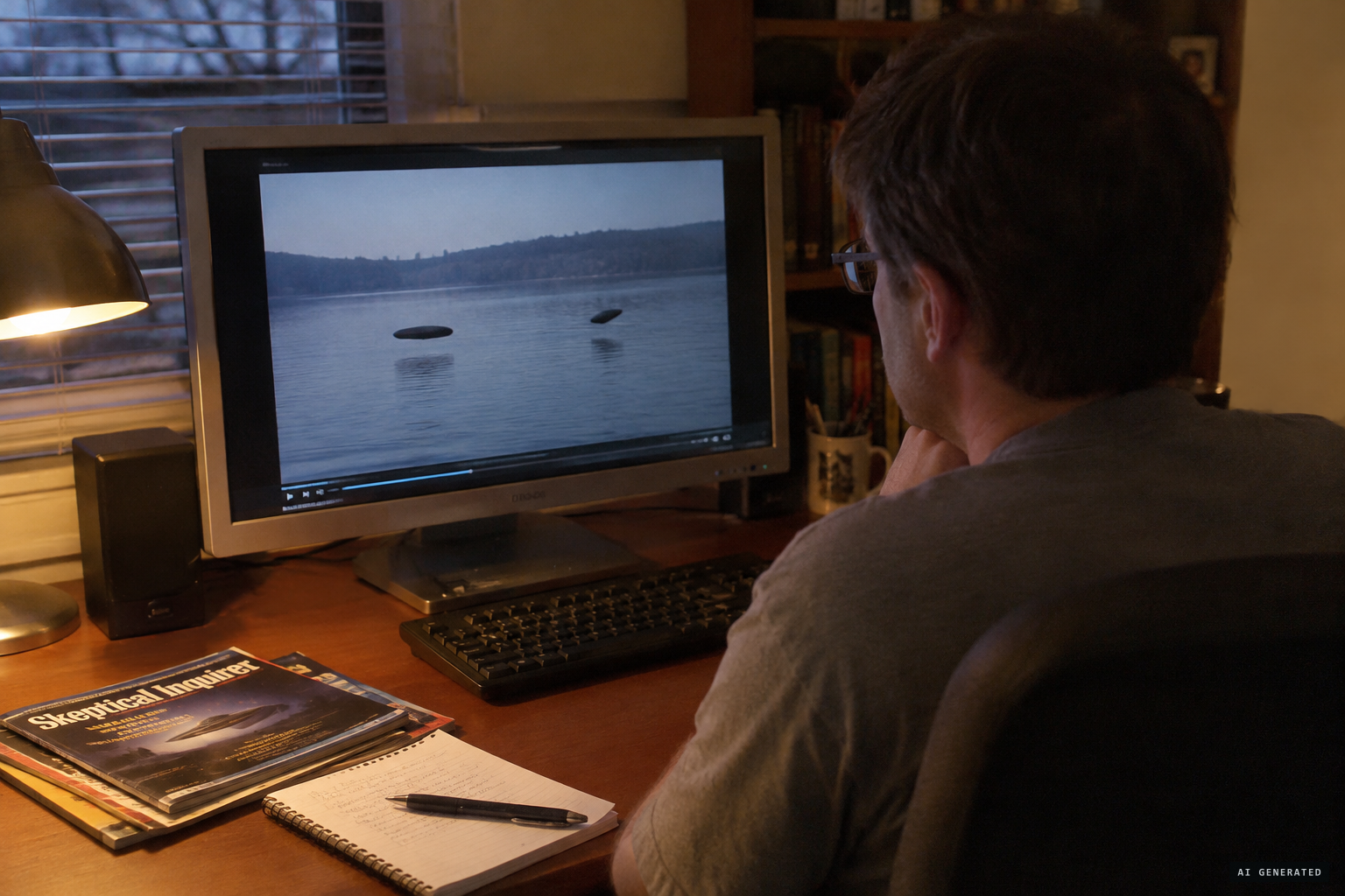 Benjamin Radford reviews the footage on November 7, 2011