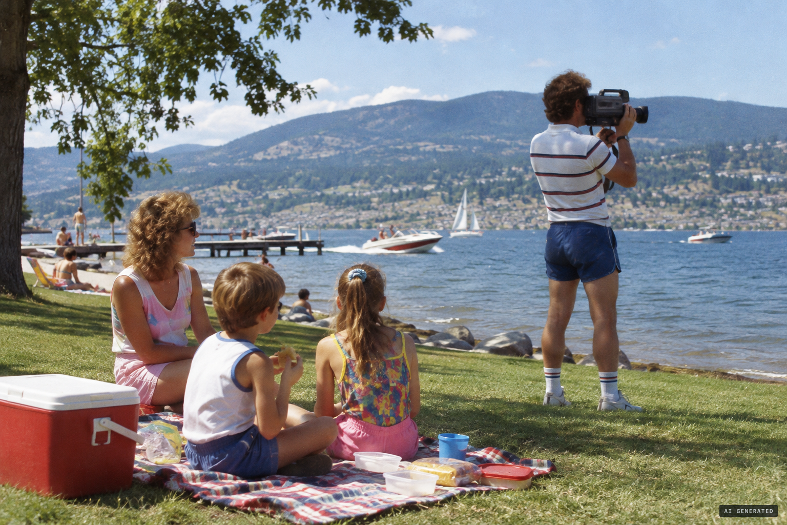 A family holiday in Kelowna, 1987