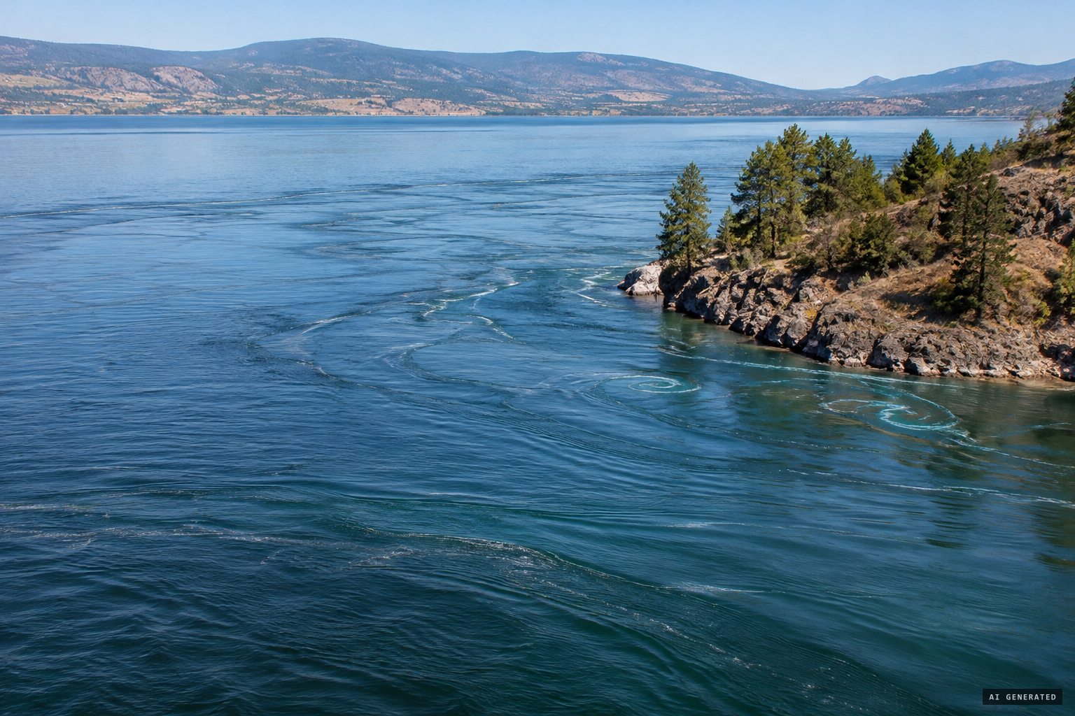 Strong currents in the lake, which Coralee Miller says took the horses