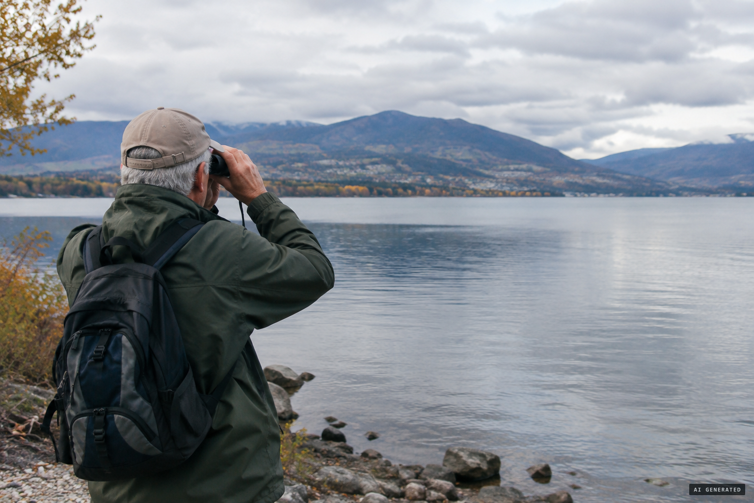 Steciuk believes the lake holds a large snake-like species
