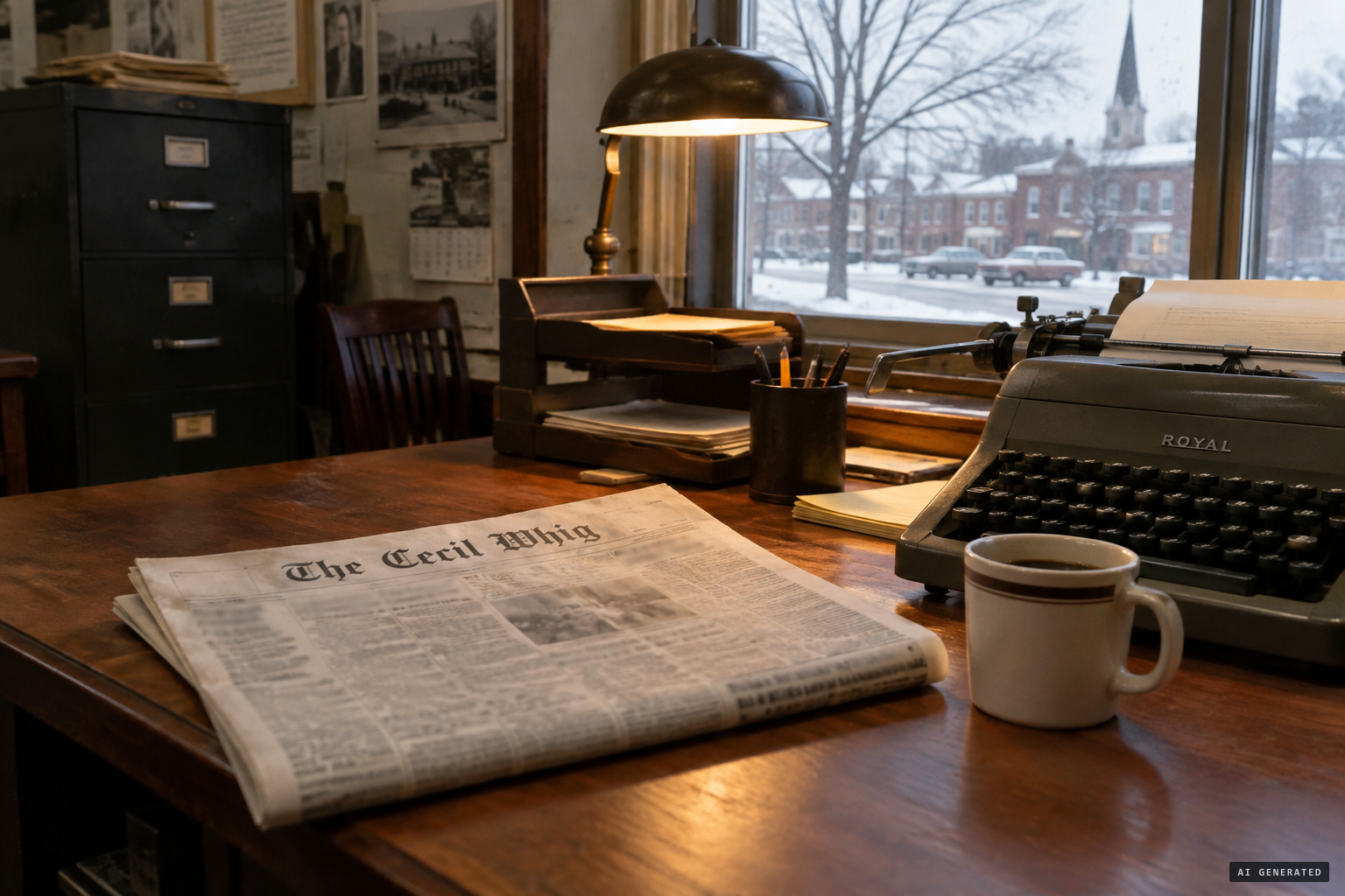 The Cecil Whig reports more UFO sightings in January 1971