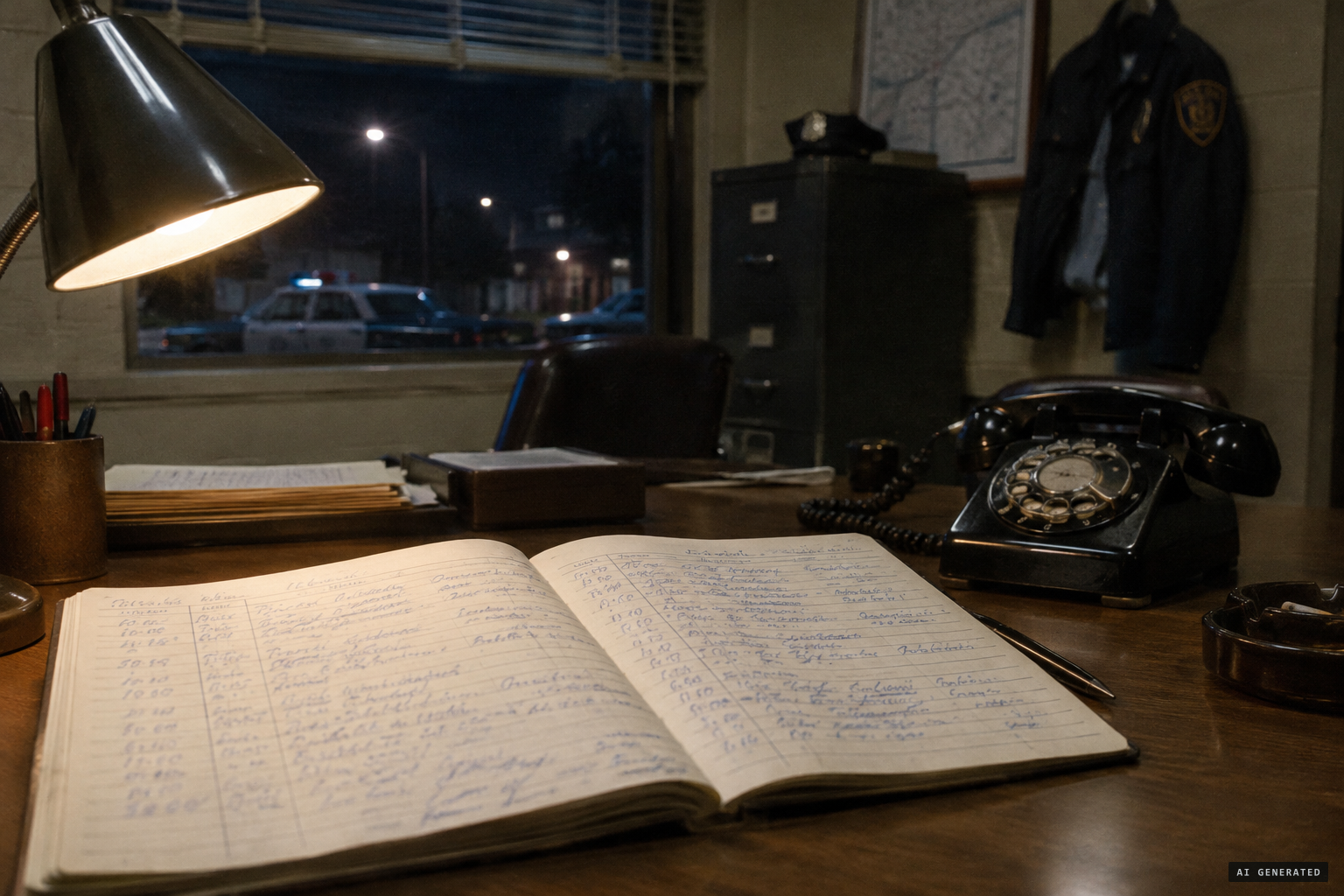 The Elkton police blotter logs a UFO call in October 1973