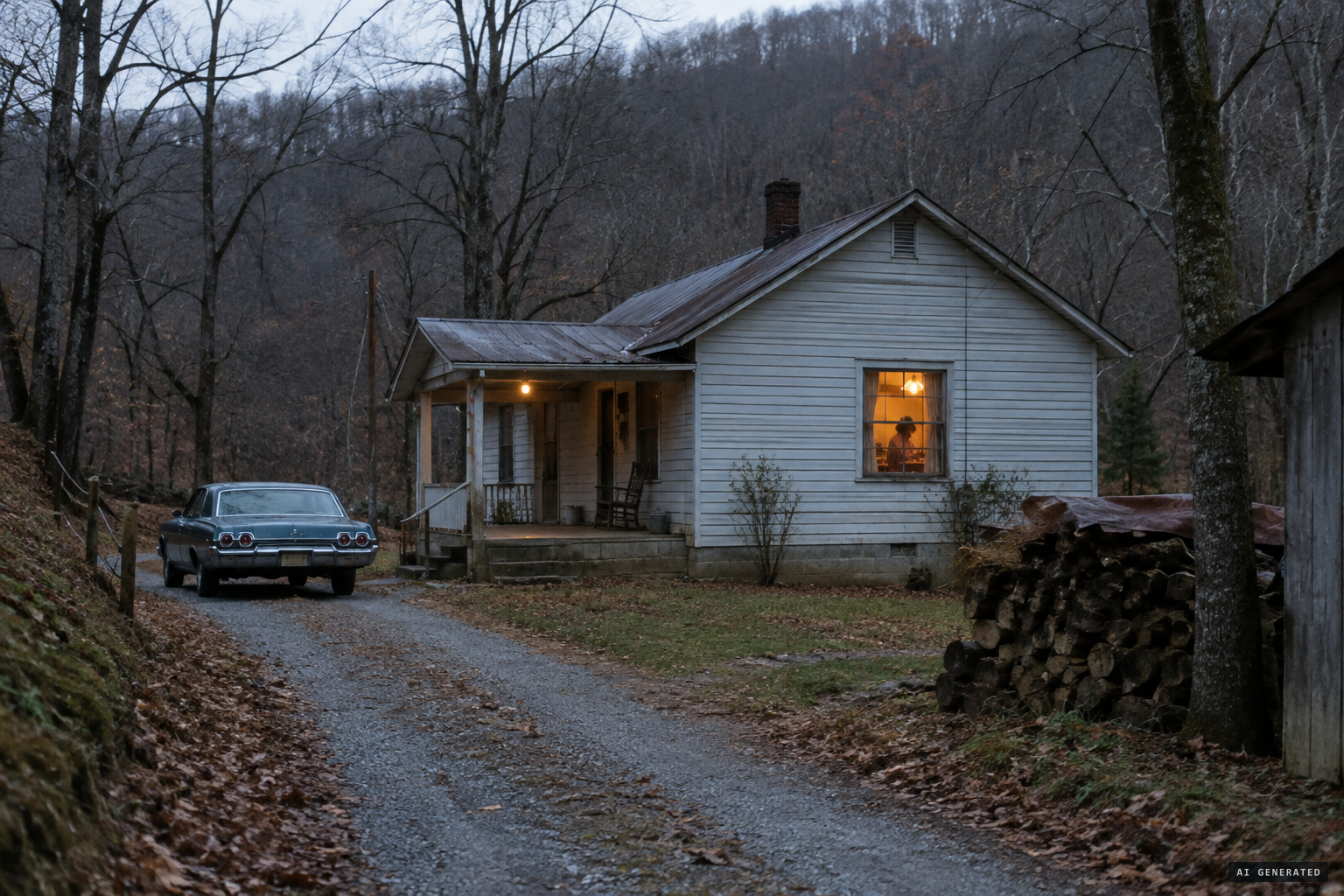 The Callihans' home on Henderson Branch, near Olive Hill
