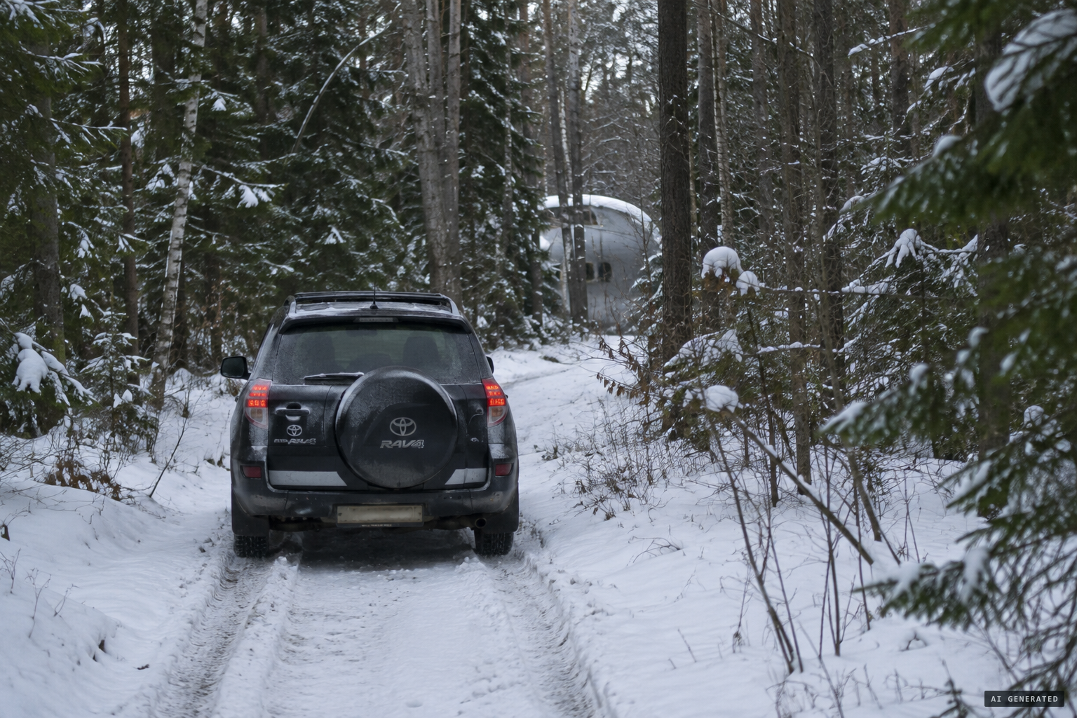 A later unconfirmed account says a local entrepreneur found it while driving into the forest