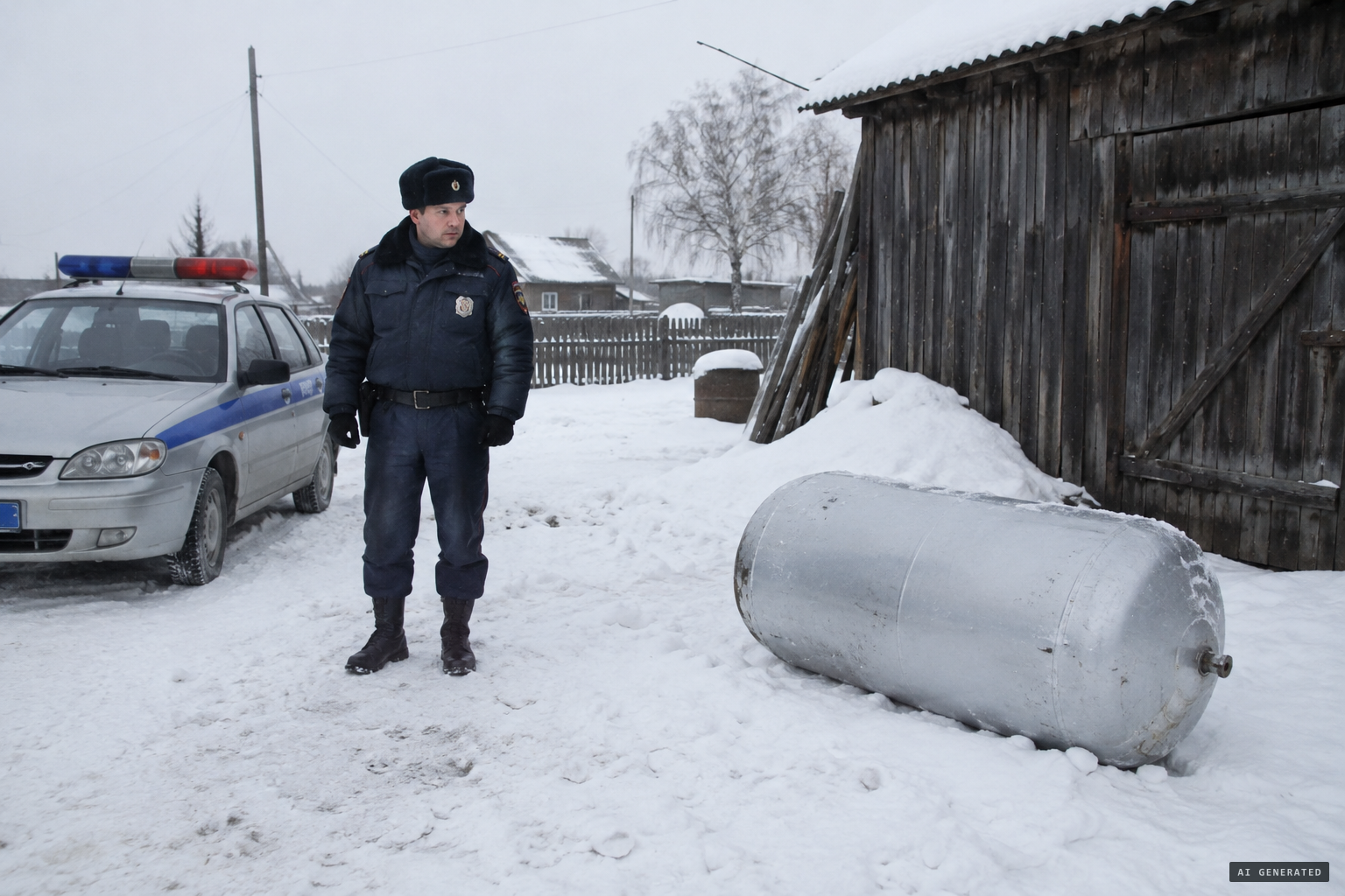 18 March 2012: the object is put under police guard