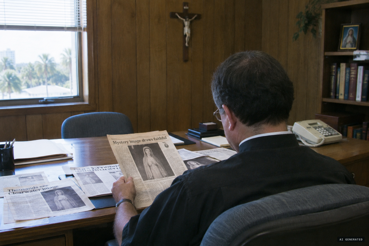 The Diocese of St. Petersburg urges healthy skepticism and opens no formal investigation
