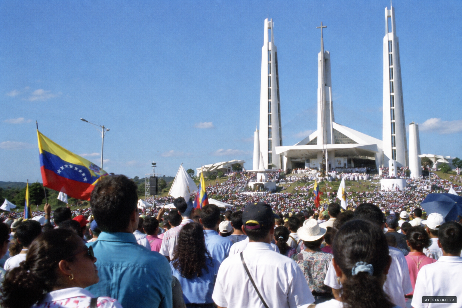 The National Sanctuary at the site of the second apparition is inaugurated in 1996.