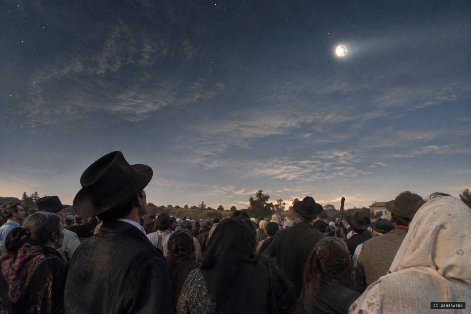 13 September: the sun dimmed and a luminous globe moved across the sky