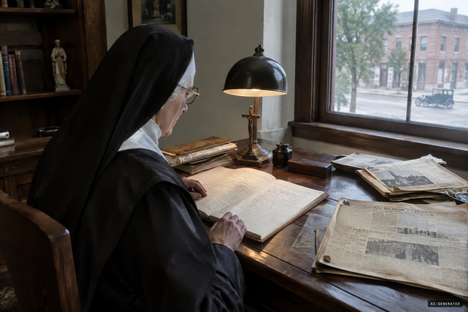 The story preserved in Sister Pauline's memoir and newspaper accounts