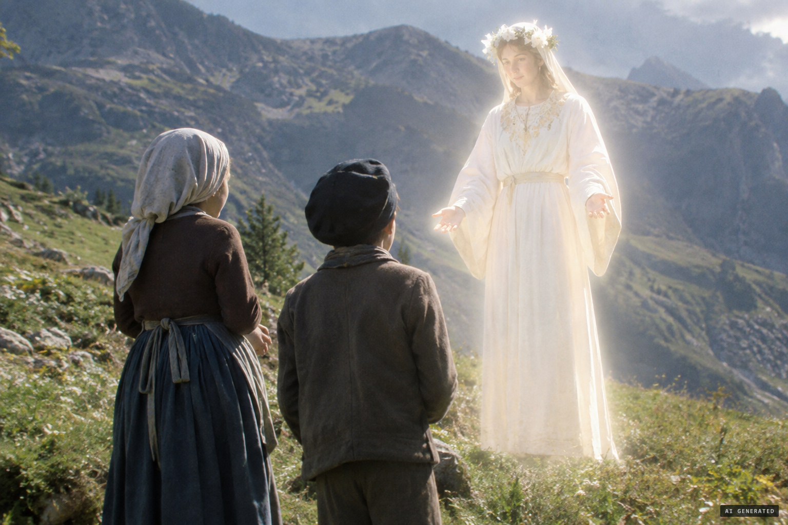 "Approach, my children, don't be afraid"