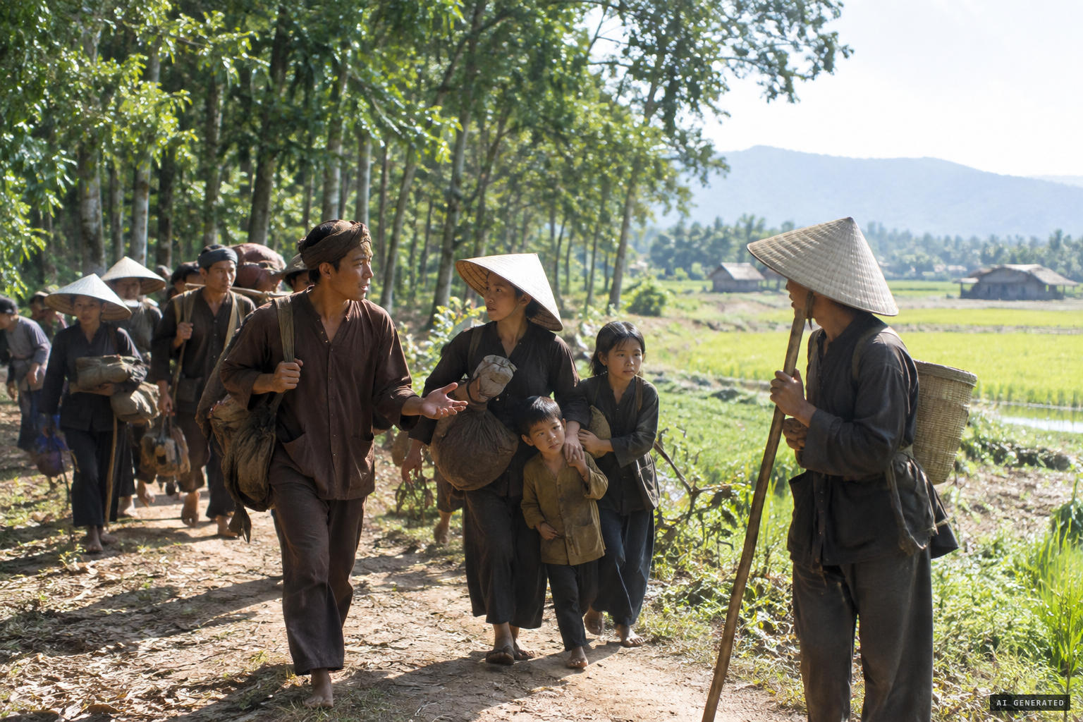 In 1802 the refugees return home and spread the story.