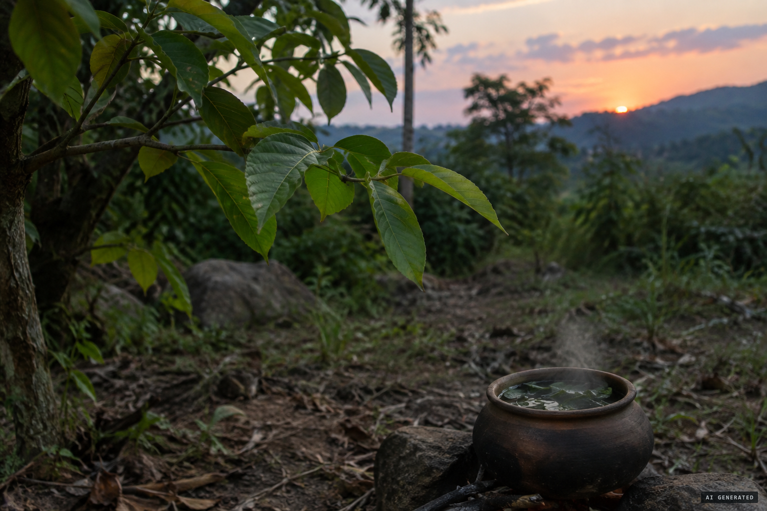 The healing leaves, one folk explanation of the name La Vang