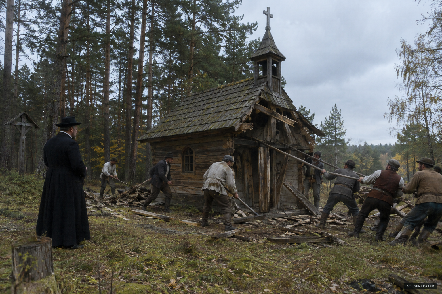 The forest chapel ordered torn down